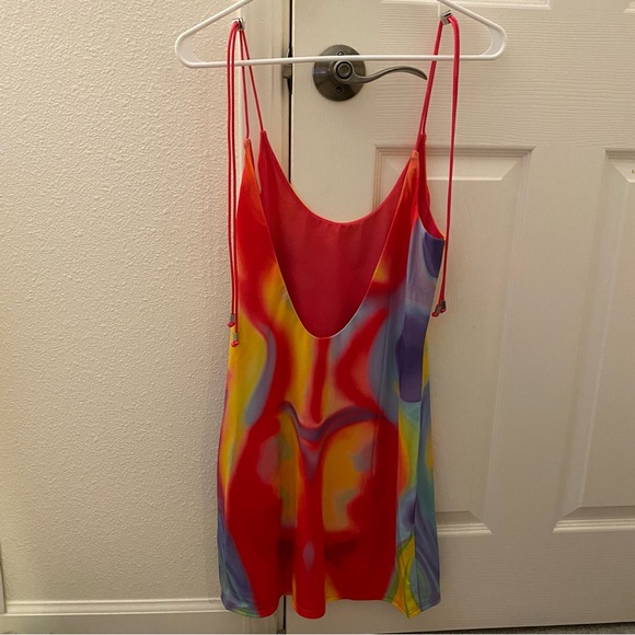 H:ours Pola Mini Dress in Multi Thermal Dye Sexy Body - Picture 6 of 12